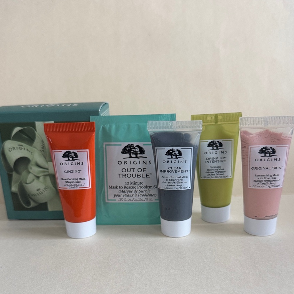 ORIGINS Gifts for Me-Time 5p Mini Masking Essentials Set NIB $50